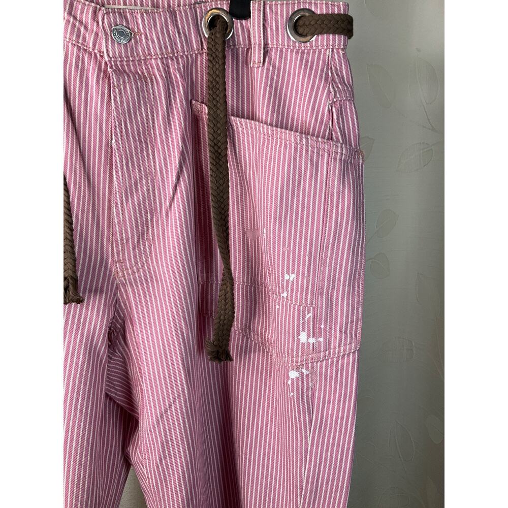 NWOT Free People LIMITED EDITION!! Moxie Railroad Jean, Size 31/Size 12 - Picture 4 of 9